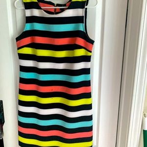 Slim form fitted knee length dress